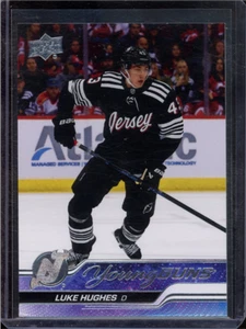 2023 UPPER DECK #248 LUKE HUGHES YOUNG GUNS RC ROOKIE - Picture 1 of 3