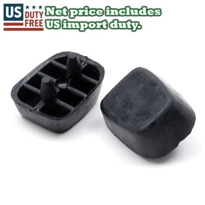 Fit 67–73 Mazda Familia 4DR Sedan 1000 1200 1300 Rear Rubber Bumper Bar End Pair - Bild 1 von 6