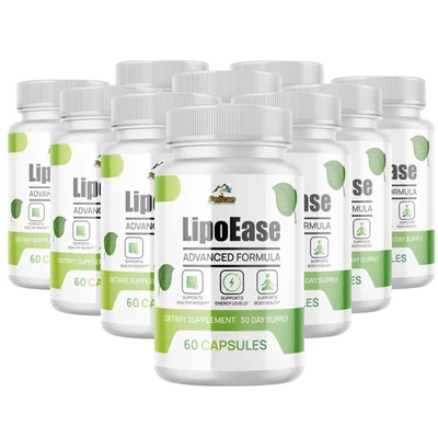LipoEase - Apoyo al metabolismo, suplemento de control de peso - 10 botellas Foto 1 de 4
