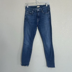 MOTHER The Mid Rise Dazzler Ankle Jeans Other Moods Women’s 25 Blue Denim - Picture 1 of 10