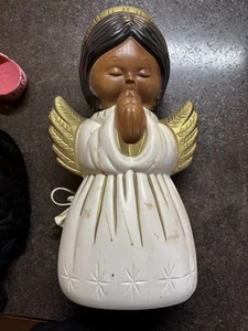 VTG Grand Venture 18" Praying Angel Christmas Nativity Blow Mold Yard Decoration - Picture 1 of 4