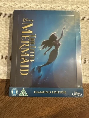 DISNEY  THE   LITTLE  MERMAID  BLU-RAY  DIAMOND  EDITION  STEELBOOK, BRAND  NEW - Image 1 of 2