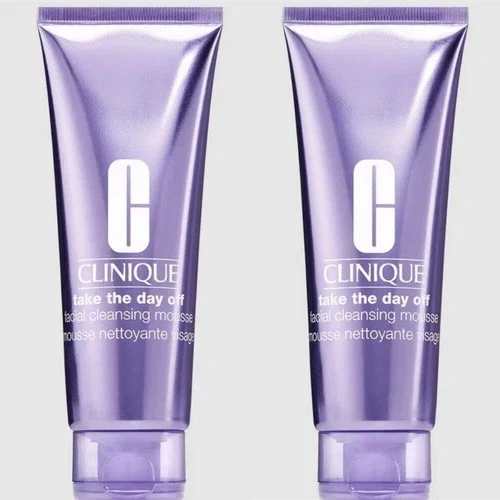 Lot of 2 Clinique Take The Day Off Facial Cleansing Mousse 4.2oz/125ml Full Size - Image 1 of 1