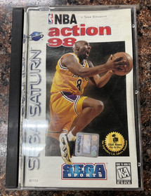 NBA Action 98 (Sega Saturn, 1997) CIB b-2