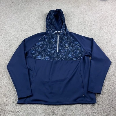 Peter Millar Hoodie Mens Extra Large Blue Hyperlight Weld Hybrid Performance - Image 1 of 4