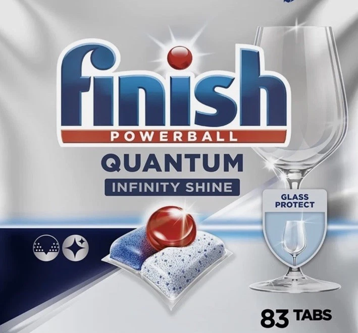 Finish Quantum Infinity Shine Spülmaschinentabs – 2 x 83 Tabs - Bild 1 von 1