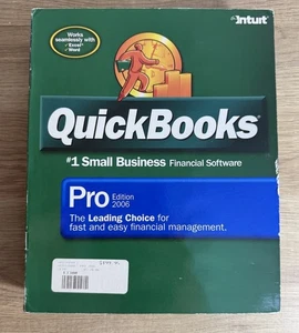 Logiciel financier pour petites entreprises Intuit QuickBooks Pro Edition 2006 avec code - Photo 1/10