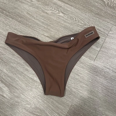 Parte inferior de bikini de natación marrón pequeña Blackbough para mujer NUEVA Foto 1 de 4