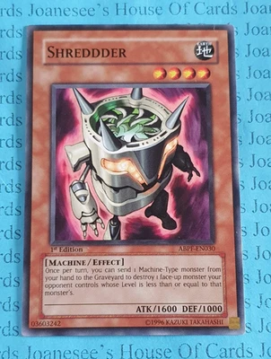 ABPF-EN030 Shreddder Yu-Gi-Oh Card 1st Edition New - Image 1 of 4