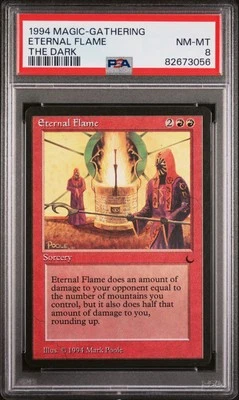 Eternal Flame - The Dark - MTG - NM to MINT - PSA 8. POP 6. More MTG in store  - Image 1 of 2