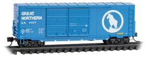 Micro-Trains MTL Escala N 40 ft Doble Puerta Caja Coche Great Northern/GN (azul) #4007 - Imagen 1 de 1