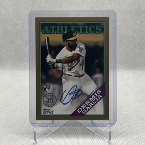 2023 Topps Update Series - 1988 Topps Baseball Autographs Dermis Garcia /50 Gold - Bild 1 von 3