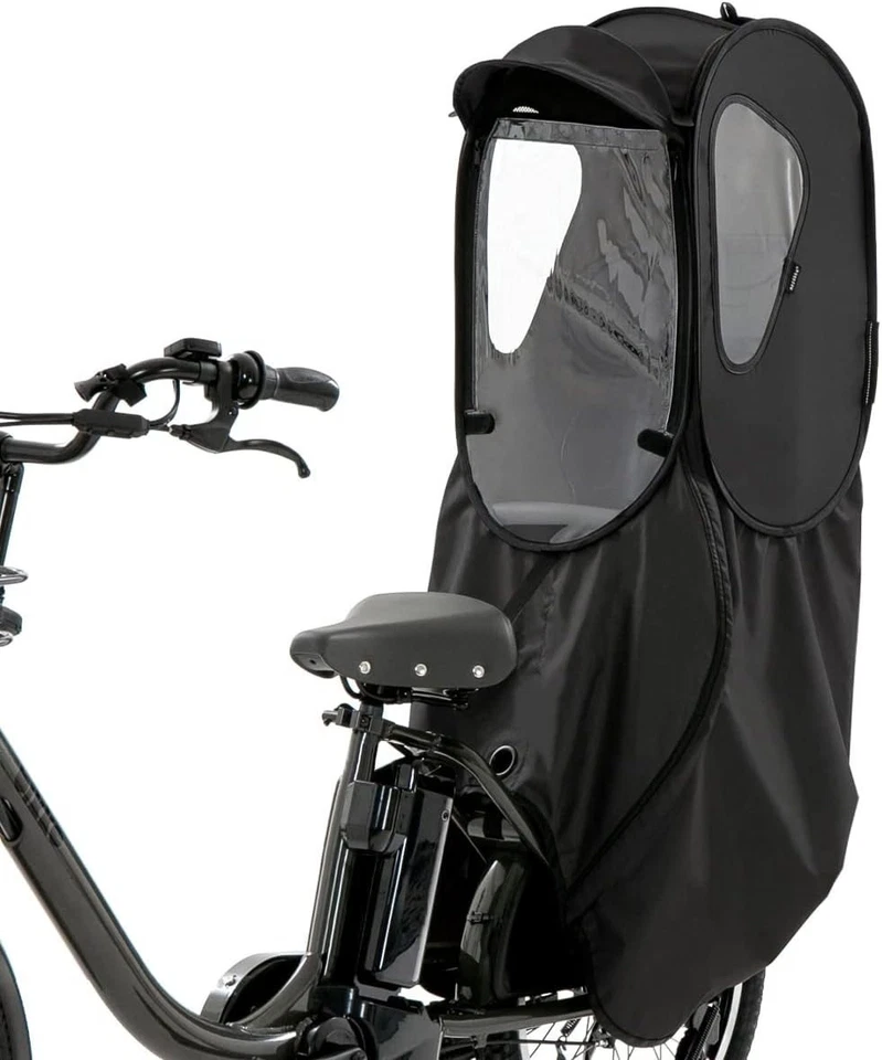 Norokka Cubierta de lluvia impermeable para asiento de bicicleta trasera para niños Japón Foto 1 de 1