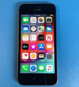 iPhone 5s A1533 gris sidéral 16 Go entièrement débloqué sans restriction SIM - Photo 1 sur 7