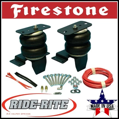 Firestone Ride-Rite Rear Helper Air Spring Bags Kit fits 2007-2021 Toyota Tundra - Image 1 of 2