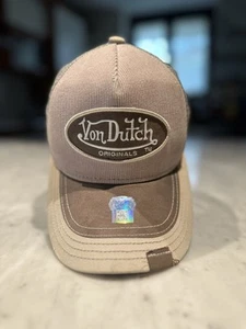 Von Dutch Originals TM Trucker Hat - Sand - 2024 - Imagen 1 de 6