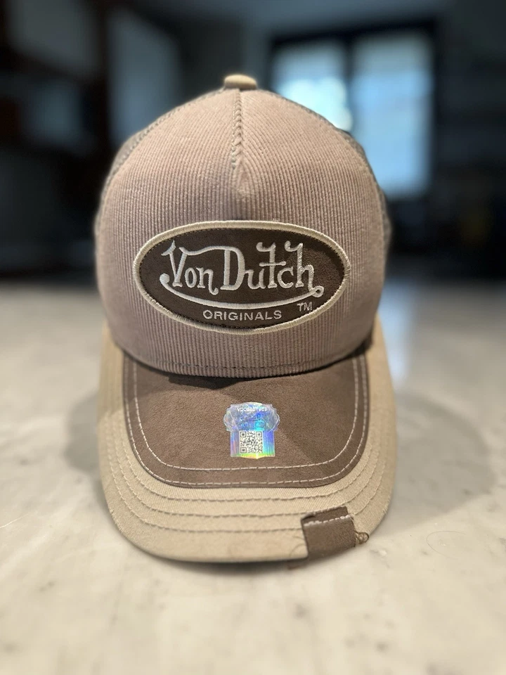 Von Dutch Originals TM Trucker Hat - Sand - 2024 - Imagen 1 de 4