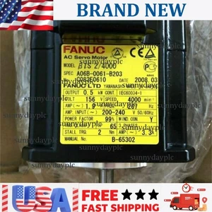 Nuovo servomotore FANUC A06B-0061-B203 A06B0061B203 DHL spedizione veloce - Foto 1 di 6