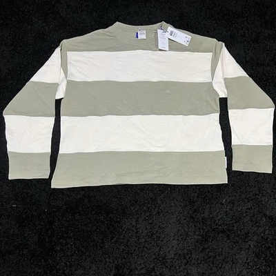 Jack And Jones Striped Sweater Mens  S Oversized BLOCK SWEAT CREW NECK - Image 1 of 4