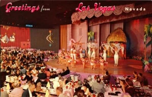 Vintage Las Vegas Showroom Promotional Postcard Stardust ? 50's - 60's - Picture 1 of 1