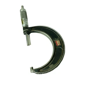 Vintage BRAUN & SCHARF Nr. 63 2-3" Außen Mikrometer USA Maschinist Werkzeug - Bild 1 von 5
