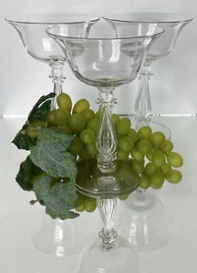 Cambridge “Regency” Stemware Champagne/Tall Sherbet Set Of 3 Glass Vtg - Picture 1 of 7