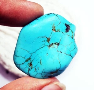 Piedras preciosas sueltas turquesa natural áspera 83,00 quilates certificadas con regalo gratis - Imagen 1 de 7
