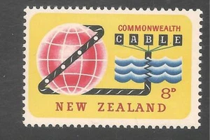 New Zealand #384 (A144a) VF MNH - 1963 8p Cable Around World and Under Sea - Picture 1 of 1