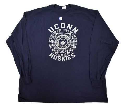 J. America Mens NCAA UConn Huskies Long Sleeve Shirt New L, 2XL Cover