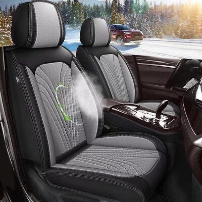 For Volvo XC90 2003-2024 Faux Leather Cushion Pad Car 5-Seat Covers Front & Rear - Image 1 of 4