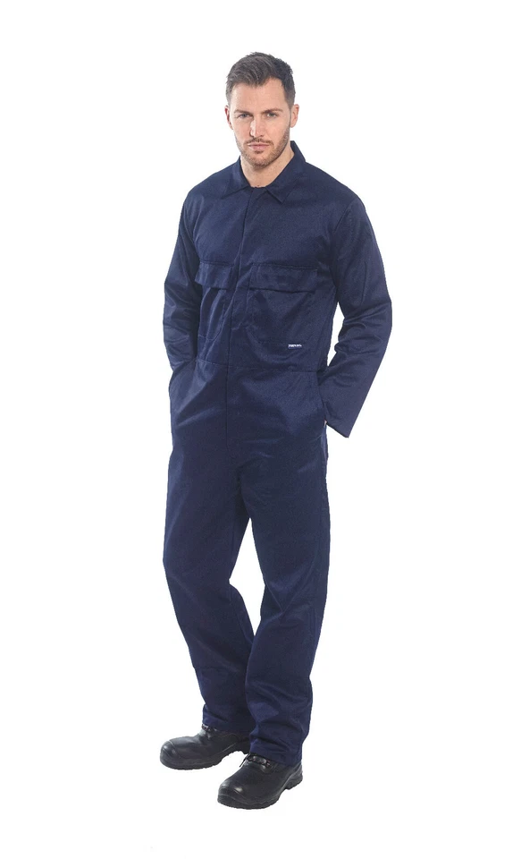 Portwest S999 Men's Work Coveralls Protective Polycotton Overalls Mechanics DIY - Image 1 of 4