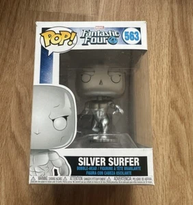 FUNKO POP MARVEL COMICS SUPER HEROES 563 SILVER SURFER FANTASTIC FOUR WIE NEU - Bild 1 von 2