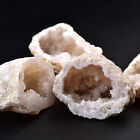 2x Unopened Natural Agate Mineral Crystal Geode Cluster Specimen Raw Stone Funny