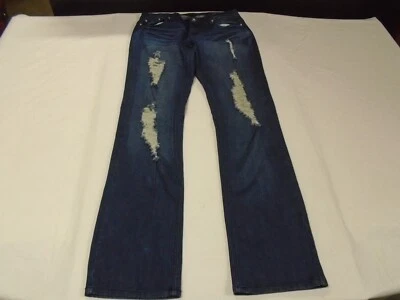 Jeans Clash Pierna Recta Talla 11 ¡¡DESGASTADOS!! Excelente estado!!  #230 Foto 1 de 4