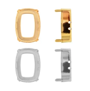 Superior PRIMERO Fancy Stones Settings Fits to 4568 Cushion Crystal * All Sizes - Picture 1 of 3