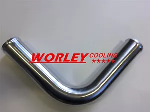 2.5" 64mm 90 Degree Aluminum Turbo Intercooler Pipe Piping Tubing Length L=600mm - Picture 1 of 8