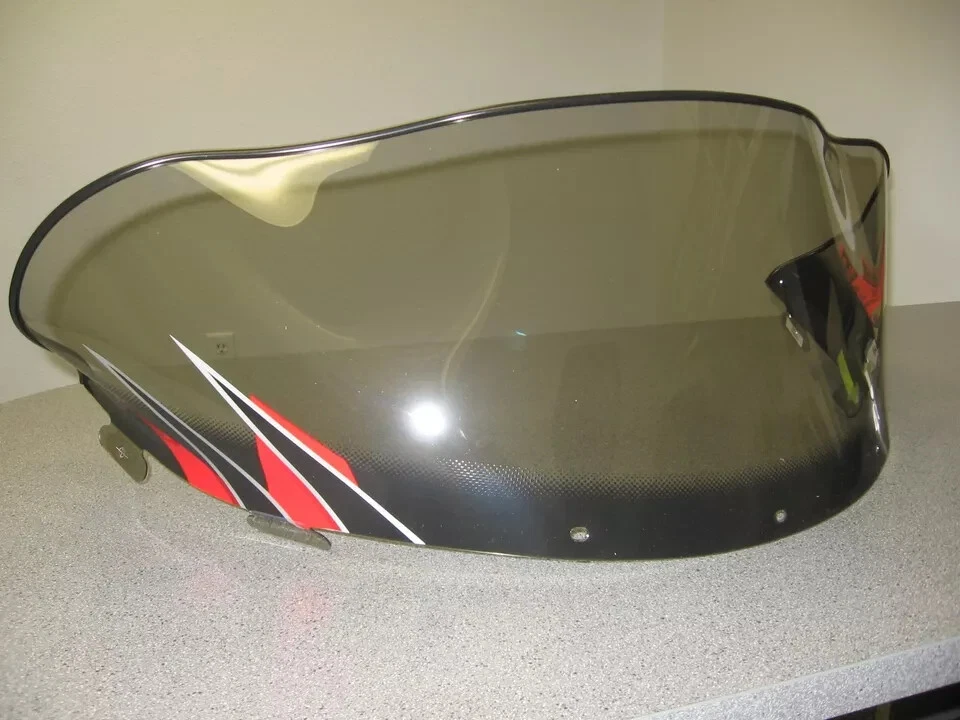 Polaris Snowmobile Edge Chassis 11" Low Smoke Tinted Windshield - 5434988 - Image 1 of 1