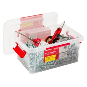 Fischer 570210 SX Plus 6x30 S mit Spitze und Schere, 500 Stück Schale - Bild 1 von 5