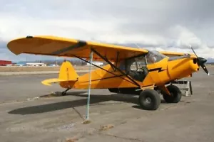 Piper PA-14 Family Cruiser Scrivania aereo modello in legno piccolo nuovo - Foto 1 di 2