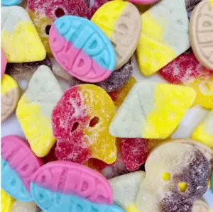 4 Pounds Swedish Candy Bubs Candy - Bubs NO LICORICE Vegan and Gelatin free - Picture 1 of 8
