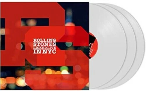 The Rolling Stones - Licked Live In NYC [White Vinyl] NEW Sealed - Image 1 of 1