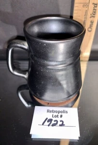 Crema de cerámica Prinknash esmalte de peltre metálico Gunmetal vintage - Imagen 1 de 4