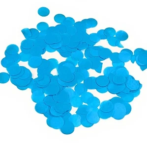 Blue Paper Confetti Birthday Decor Wedding Bridal Shower - Picture 1 of 3