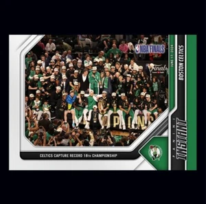 2023-24 Panini Instant Tatum/Brown 18TH CHAMPIONSHIP Boston Celtics #605 SP 🔥 - Picture 1 of 3