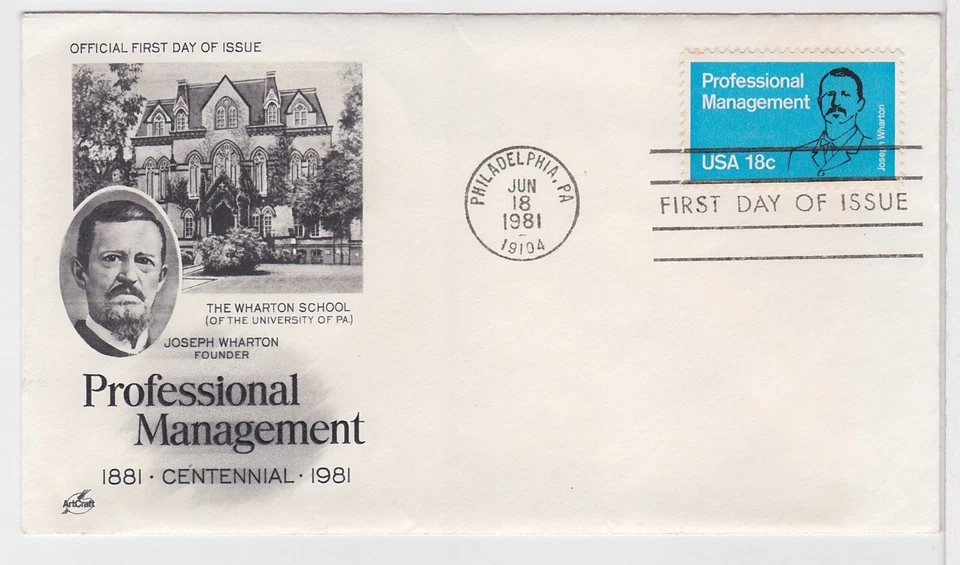TurtlesTradingPost- Professional Management - 1981 - FDC #1920- Artcraft Cachet - Image 1 of 1