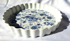 10" Gailstyn-Sutton Copenhagen Cook & Serve Pie Baking Serving Dish White & Blue