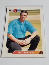 TROY PERCIVAL 1992 Bowman #290.  ANGELS