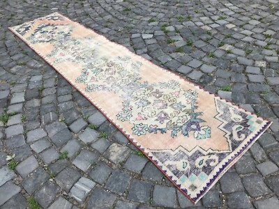 Alfombra antigua turca alfombra bohemia alfombra Oushak alfombra vintage alfombra de lana hecha a mano Foto 1 de 4