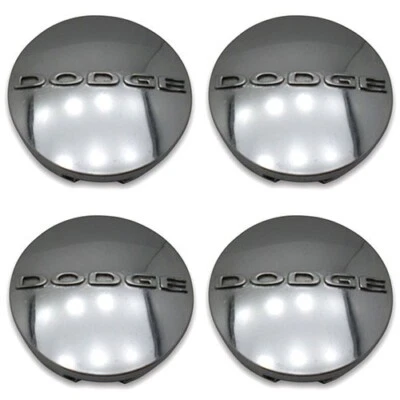 Dodge Center Caps Avenger Caliber Dakota Durango 1SK35SZ0AA Wheel OEM Chrome - Image 1 of 2