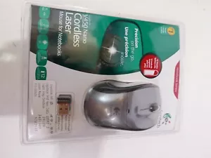 Logitech V450 Nano Cordless Laser Mouse Brand New Sealed Package gray and black - Picture 1 of 3